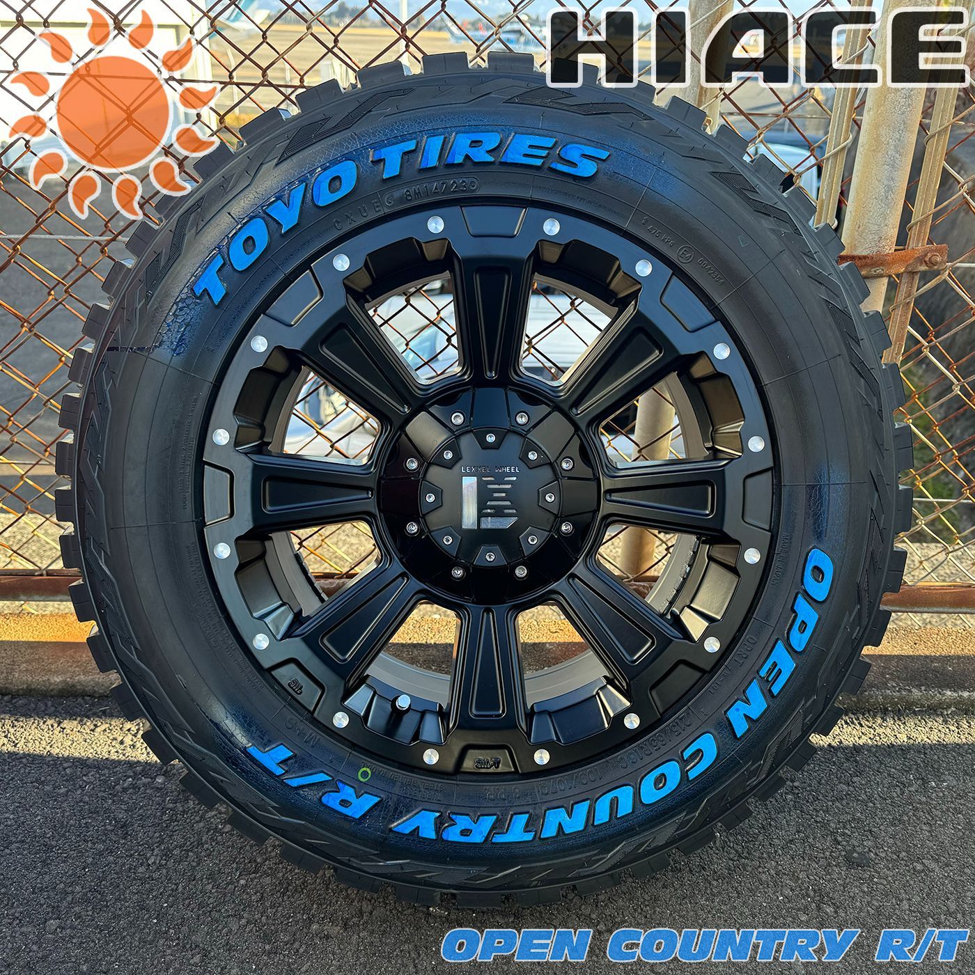 ハイエース 200系 タイヤ ホイール セット トーヨー オープン 