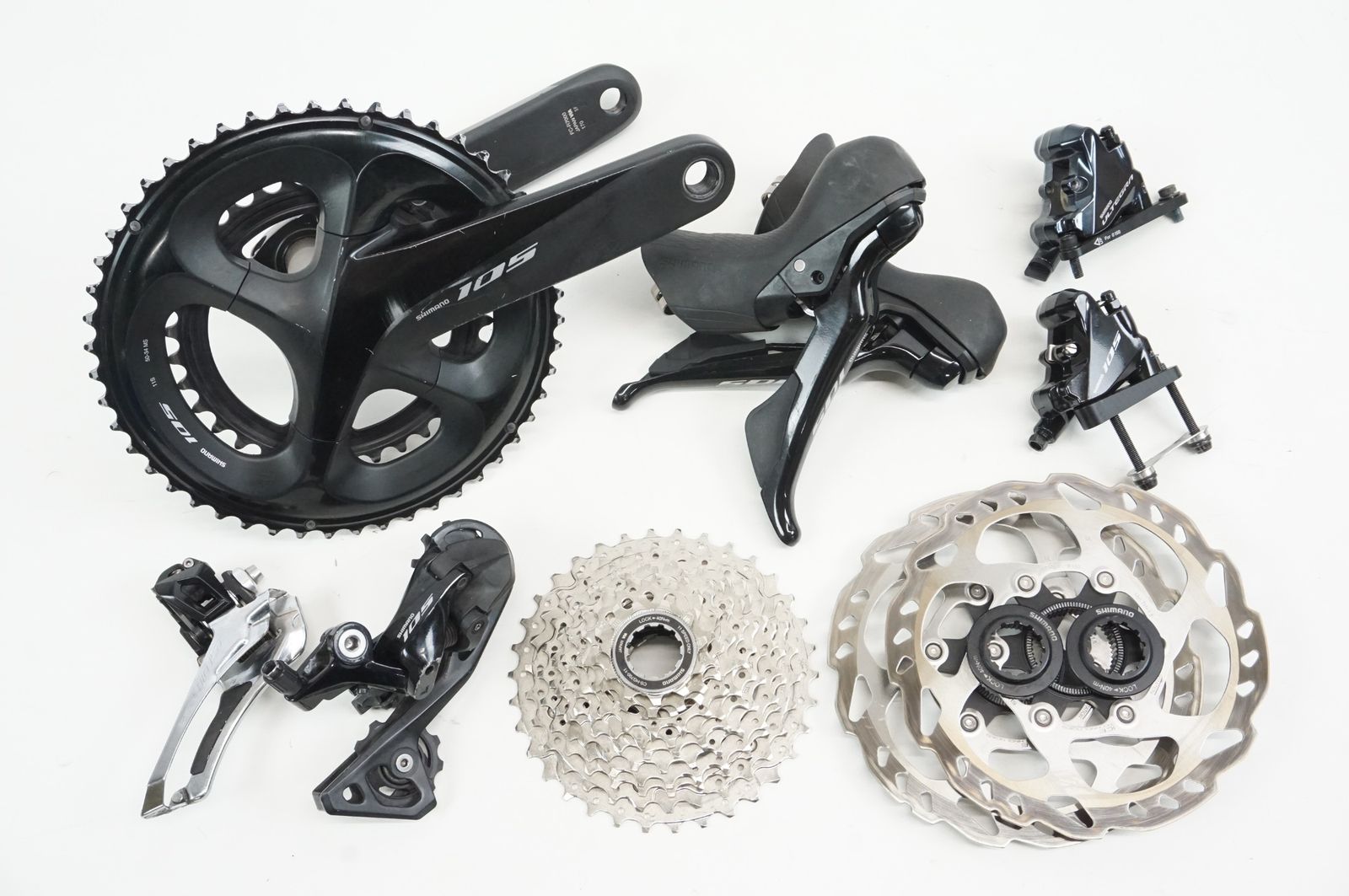 SHIMANO シマノ　105 グループセット　R7000 機械式　ディスク SHIMANO 「シマノ」 105 R7000系 油圧ディスク コンポセット