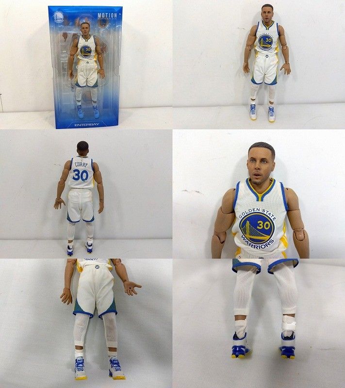s25g-852k【中古】ENTERBAY エンターベイ　1/9 モーションマスターピース　コレクティブル　フィギュア　MM-1201　NBA コレクション　SERIES 1　可動　ステフィン・カリー s25g-852k【中古】ENTERBAY エンターベイ 1/9 モーション