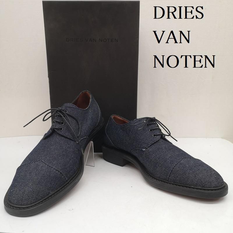 DRIES VAN NOTEN ドリスヴァンノッテン 革靴 デニム ドレス