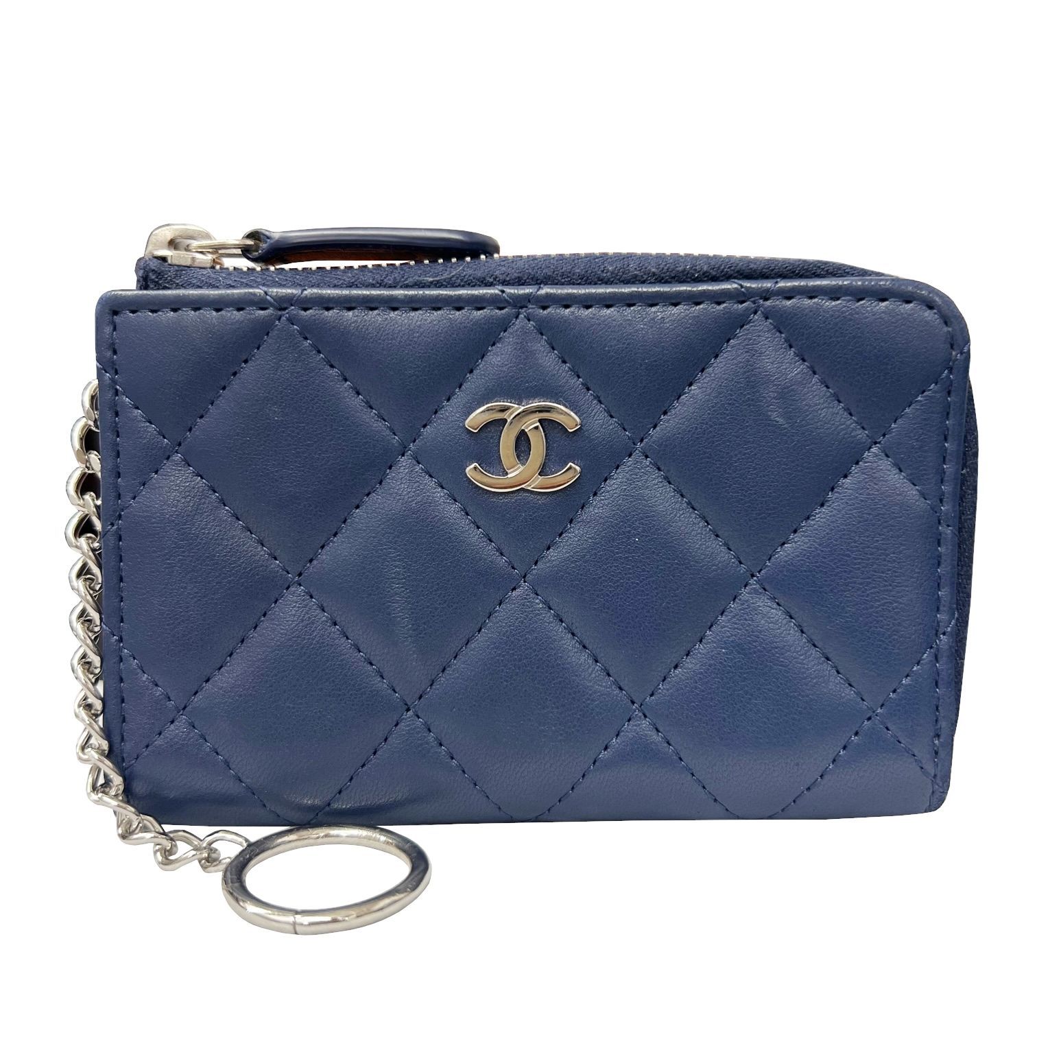 CHANEL シャネル クラシック ジップ マトラッセ コインケース カード
