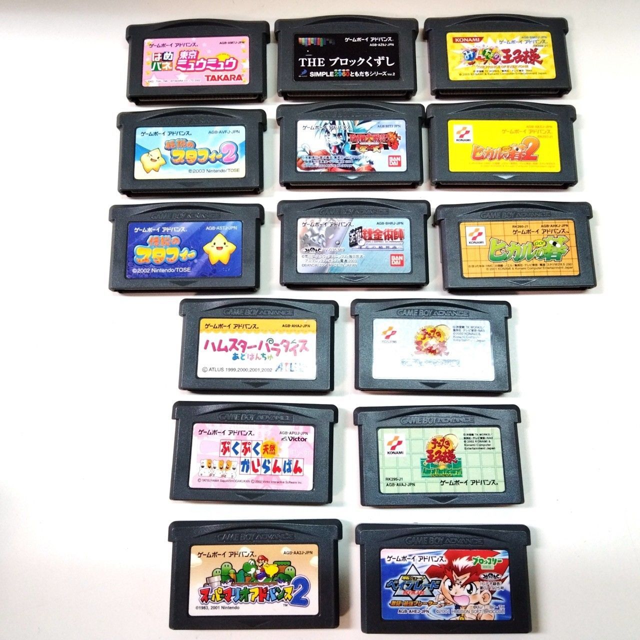 120 ゲームボーイアドバンス GBA カセット テニスの王子様 ヒカルの碁 