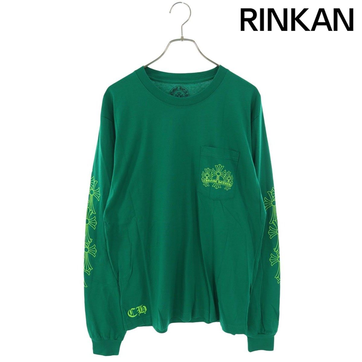 クロムハーツ CH L/S /2 バックセメタリープリント長袖カットソー メンズ L