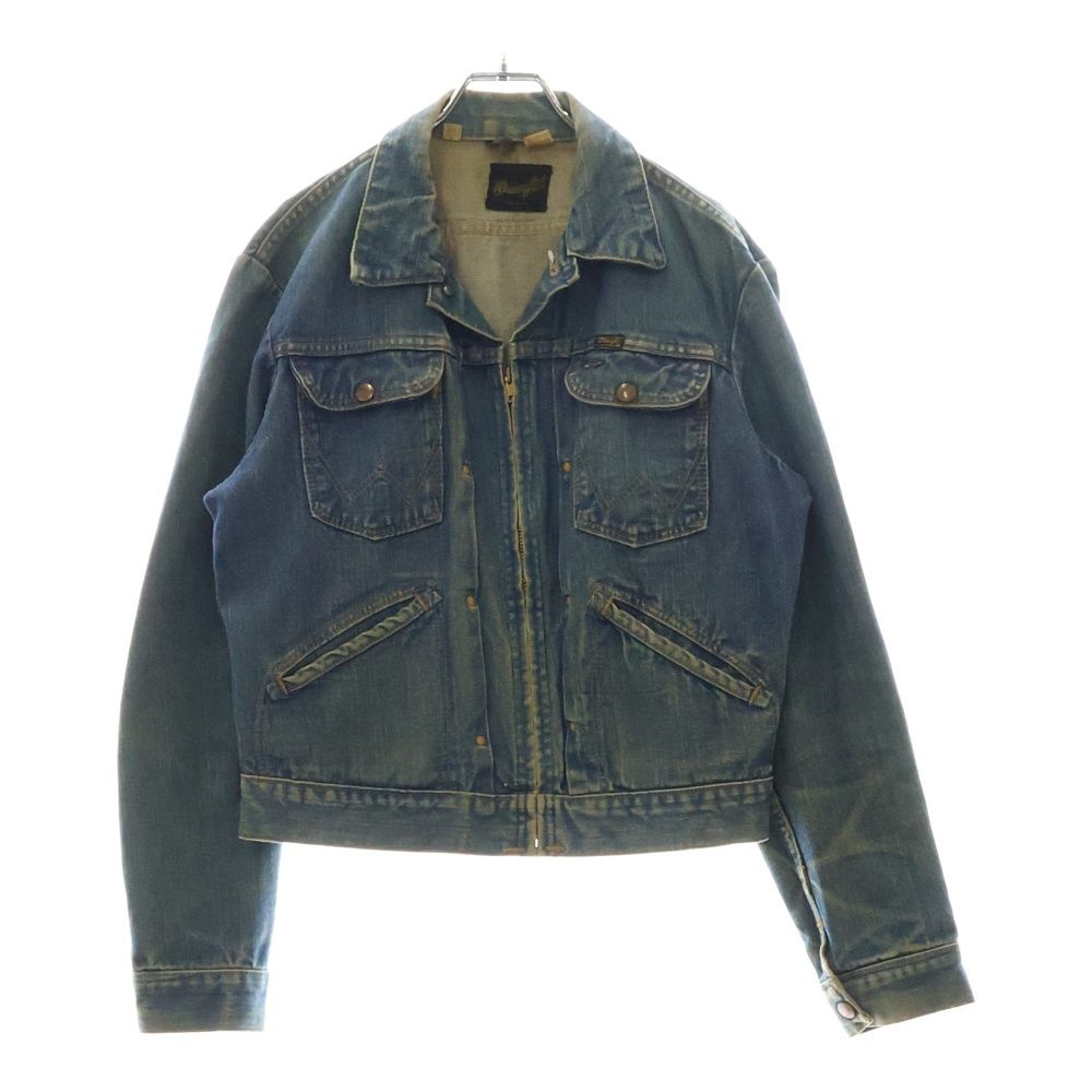 70s USA製ヴィンテージ　ラングラー24MJZ デニムジャケット 濃紺 60s USA製 WRANGLER BlueBell 24MJ ヴィンテージ デニム