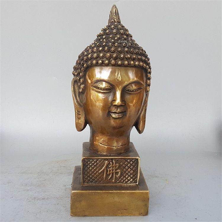 世界的に有名な 銅細工 如来仏頭印 仏頭印 印材 印鑑 装飾品 工芸品 美術品 置物 工芸品