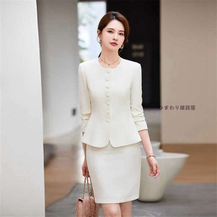 2点セット 美品 銀座マギー ノーカラー スーツ バイカラー プリーツ スカート 2点セット 美品 銀座マギー ノーカラー スーツ バイカラー