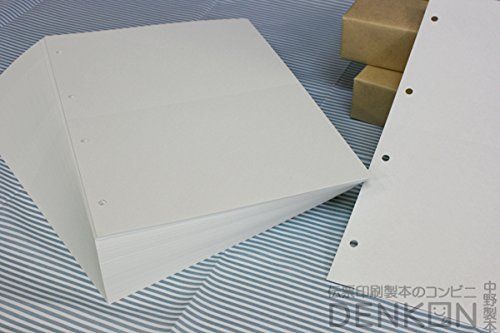 denkon プリンタ帳票 A 4白 2面4穴 NP 01
