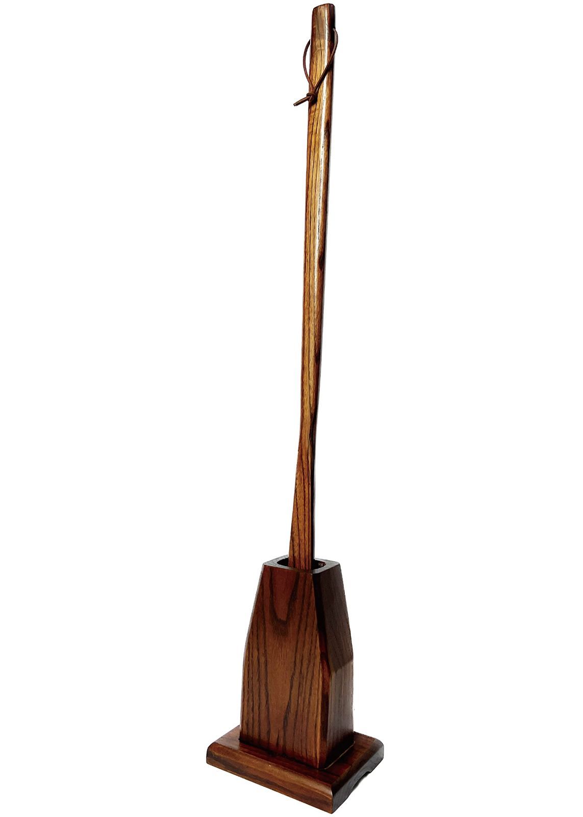 satisfaction ノア 靴ベラ pleine ロング スタンド付き de 木製 おしゃれ Etat ブラウン 台付き Noah 70cm