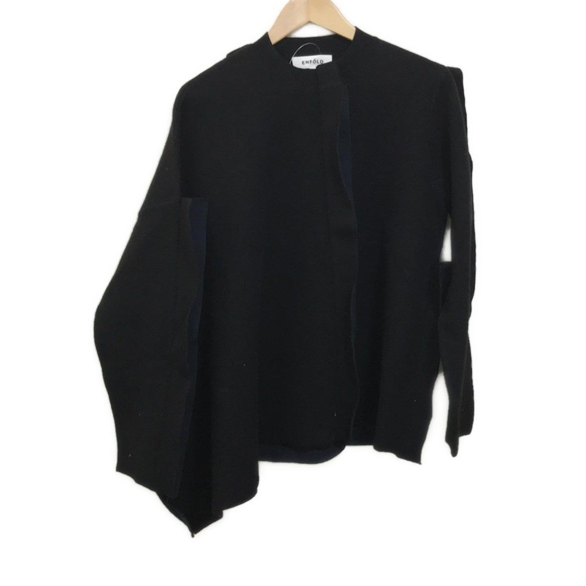 ENFOLD(エンフォルド) ブルゾン サイズ38 M レディース - 黒×ダーク