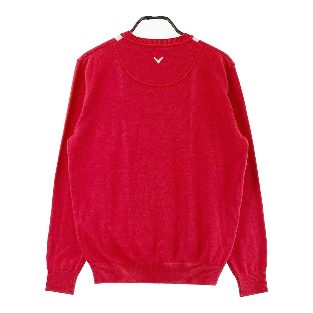 Callaway 刺繍　長袖　ニット　セーター サイズ：L CALLAWAY キャロウェイ ロゴ刺繍入り 長袖ニット