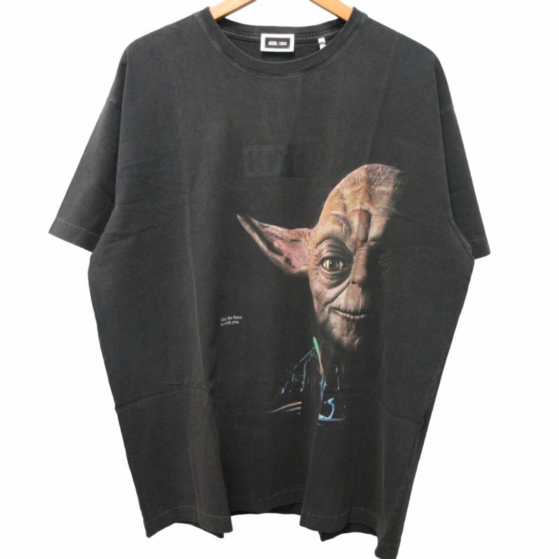 キスニューヨークシティ KITH NYC ×STAR WARS スターウォーズ タグ付 近年 YODA VINTAG TEE マスター・ヨーダ  ヴィンテージ Tシャツ 半袖 プリント 黒 ブラック Lサイズ - メルカリ