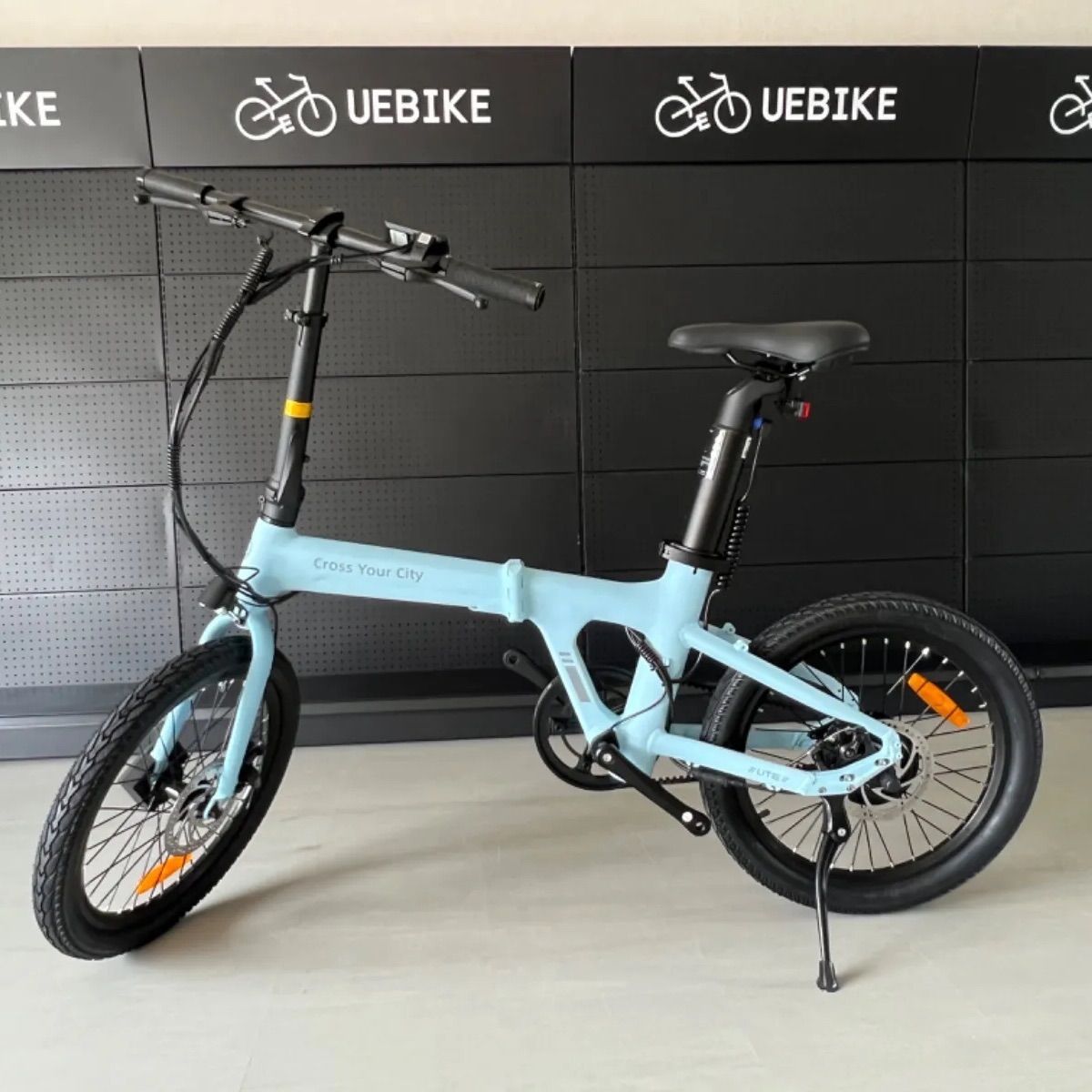 20インチ折り畳み電動アシスト自転車ADO EBIKE Lite グレー - 自転車本体