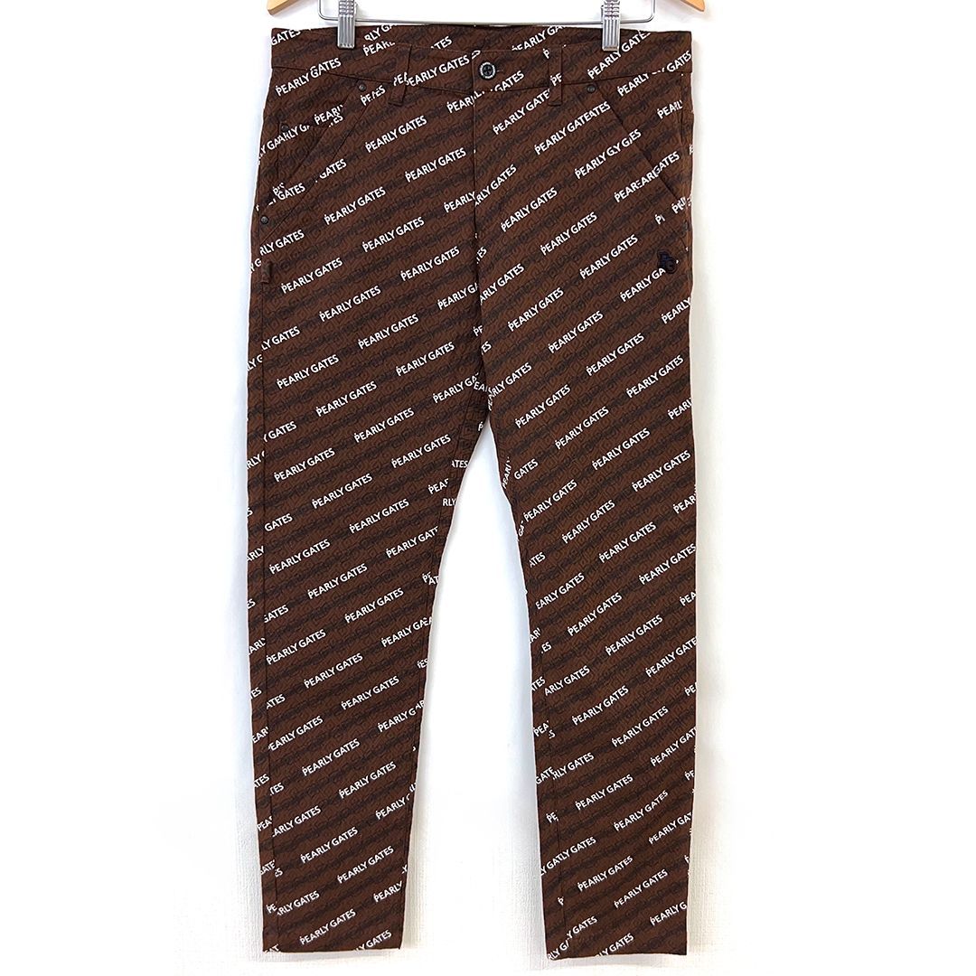 PEARLY GATES パーリーゲイツ ロゴプリントパンツ サイズ5 PEARLY