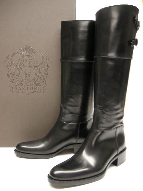 サイズ35.5 約23cm)□新品□サルトル SARTORE Wバックベルト乗馬ブーツ 