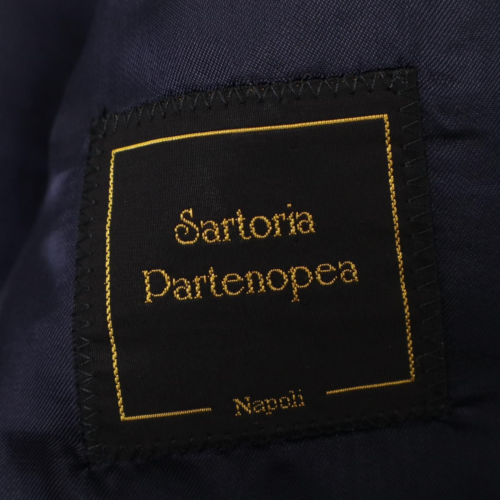 SARTORIA PARTENOPEA サルトリアパルテノペア ストライプ ウール セットアップ スーツ テーラードジャケット シングルジャケット  スラックス パンツ 表記サイズ48 【2407】 - メルカリ