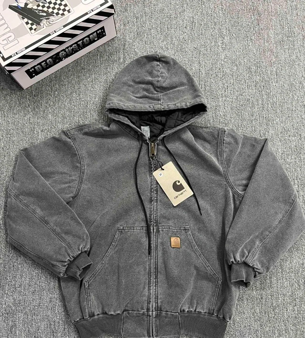 な カーハートCarhartt アクティブジャケット 水洗綿服 ユニセックス