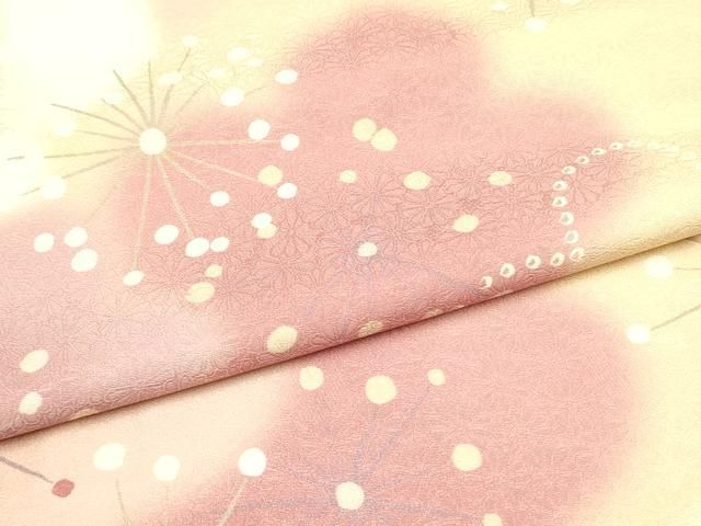 平和屋着物●寺島しのぶプロデュース　訪問着　舞梅文　やまと金ラベル　正絹　逸品　DAAR0122yyy 平和屋着物○寺島しのぶプロデュース 訪問着 舞梅文 やまと金ラベル