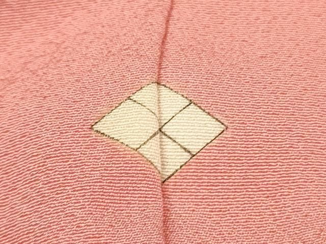 平和屋着物□上質な色無地 紅梅色 正絹 逸品 DAAQ4754cd