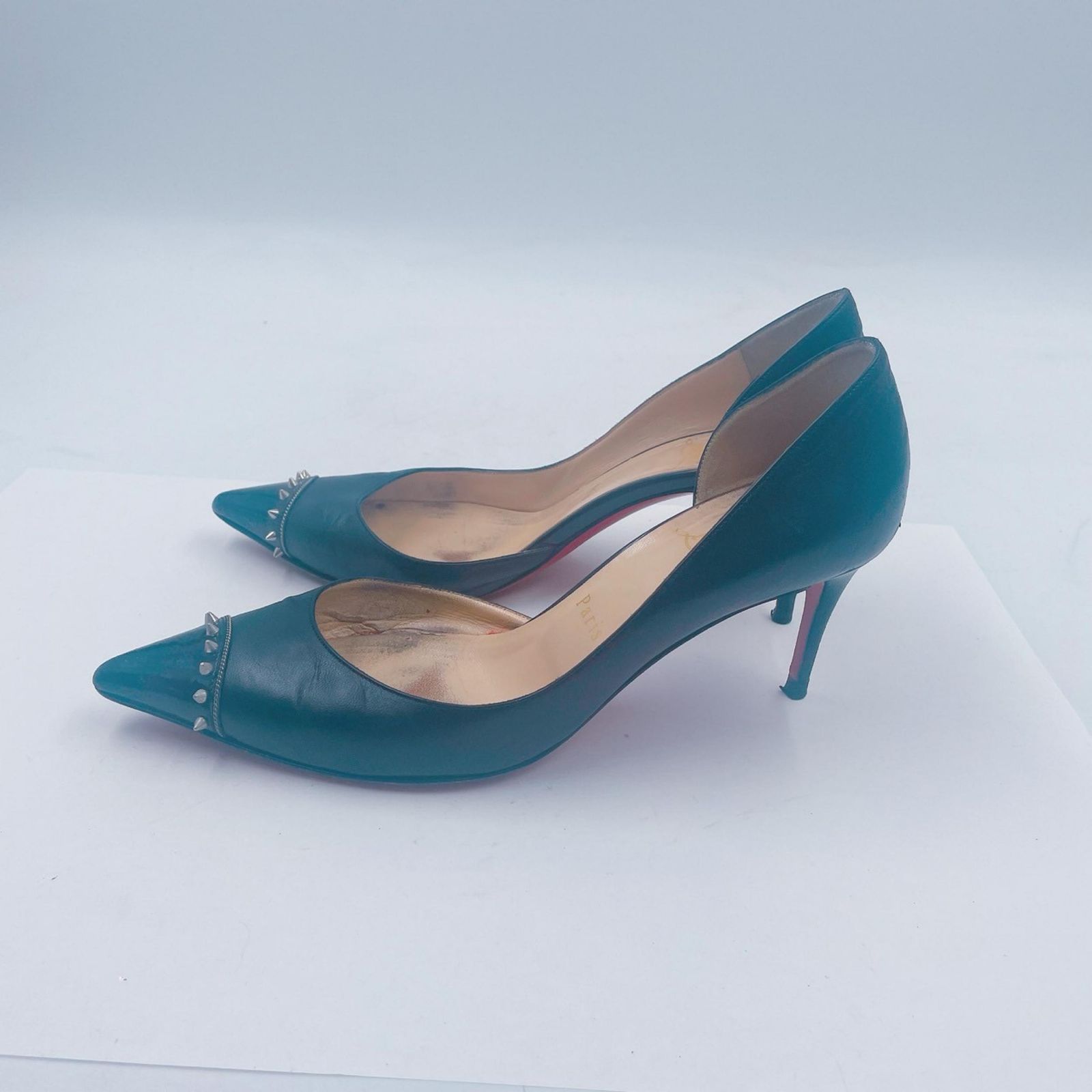 Christian Louboutin クリスチャンルブタン スタッズピンヒール 
