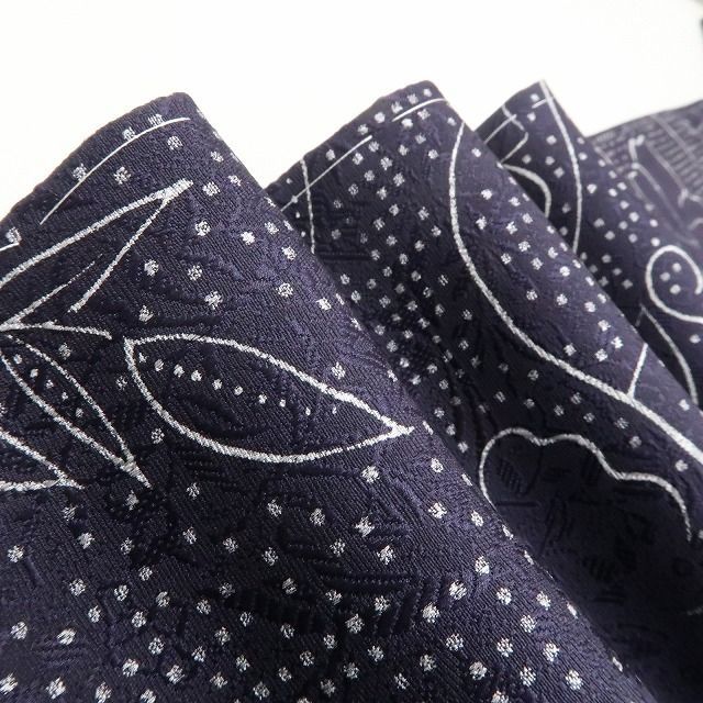 ❁tomihisa❁ 一刀彫 着物 正絹 心射止めて振り返るお洒落小紋の花語り 仕付け糸付 小紋 7003