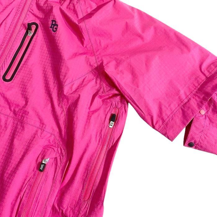 パーリーゲイツ ゴルフ 撥水×防風 Nyドビー シャドー千鳥柄 ストレッチ