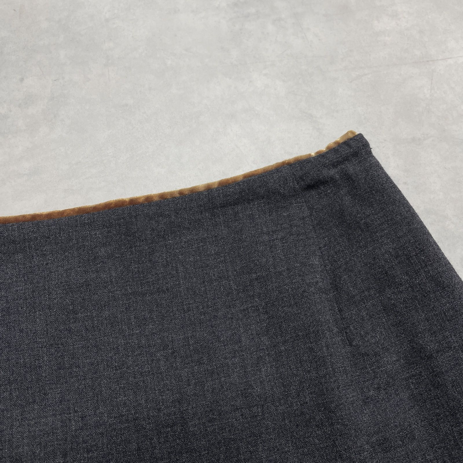 mina perhonen ミナペルホネン スカート とんぼ ウール グレー レディース GULLKHAN_COM