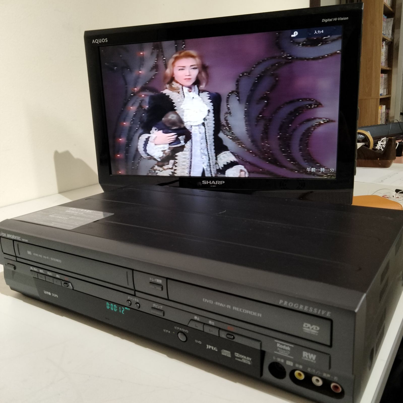 N-6449] 船井電機 DXアンテナ 2010年製 ビデオ一体型DVDレコーダー