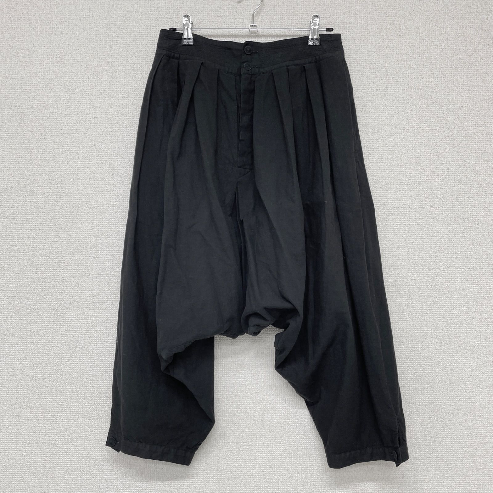 ARTS-SCIENCE アーツアンドサイエンス サルエルパンツ ドレープ コットン ブラック 日本製 レディース 1