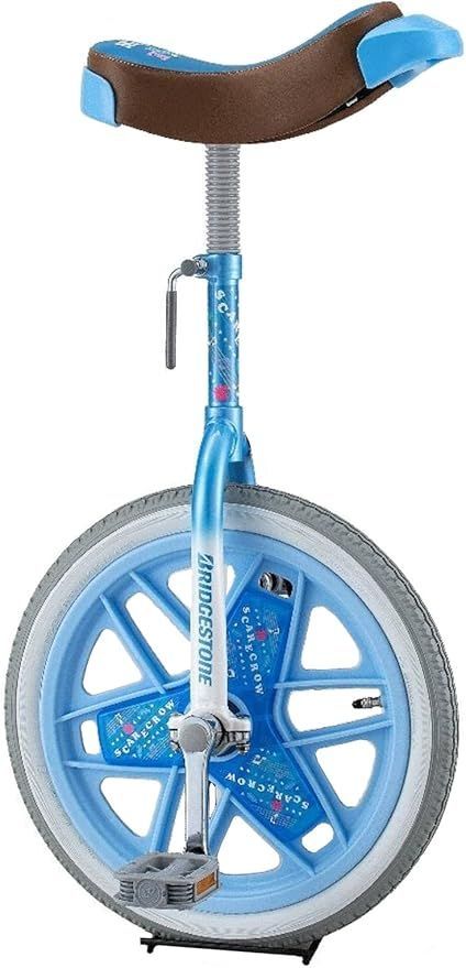 ♥未開封 ブリヂストン 一輪車 スケアクロウ ライトブルー 14インチ