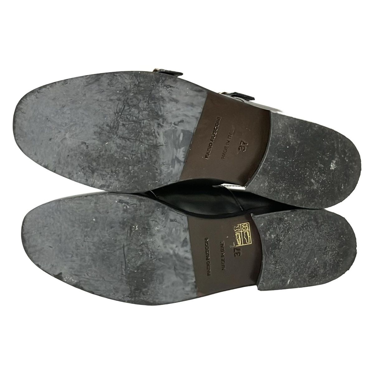  FABIO RUSCONI ファビオルスコーニ シューズ 37 レディース - ダークグレー レザー その他 靴