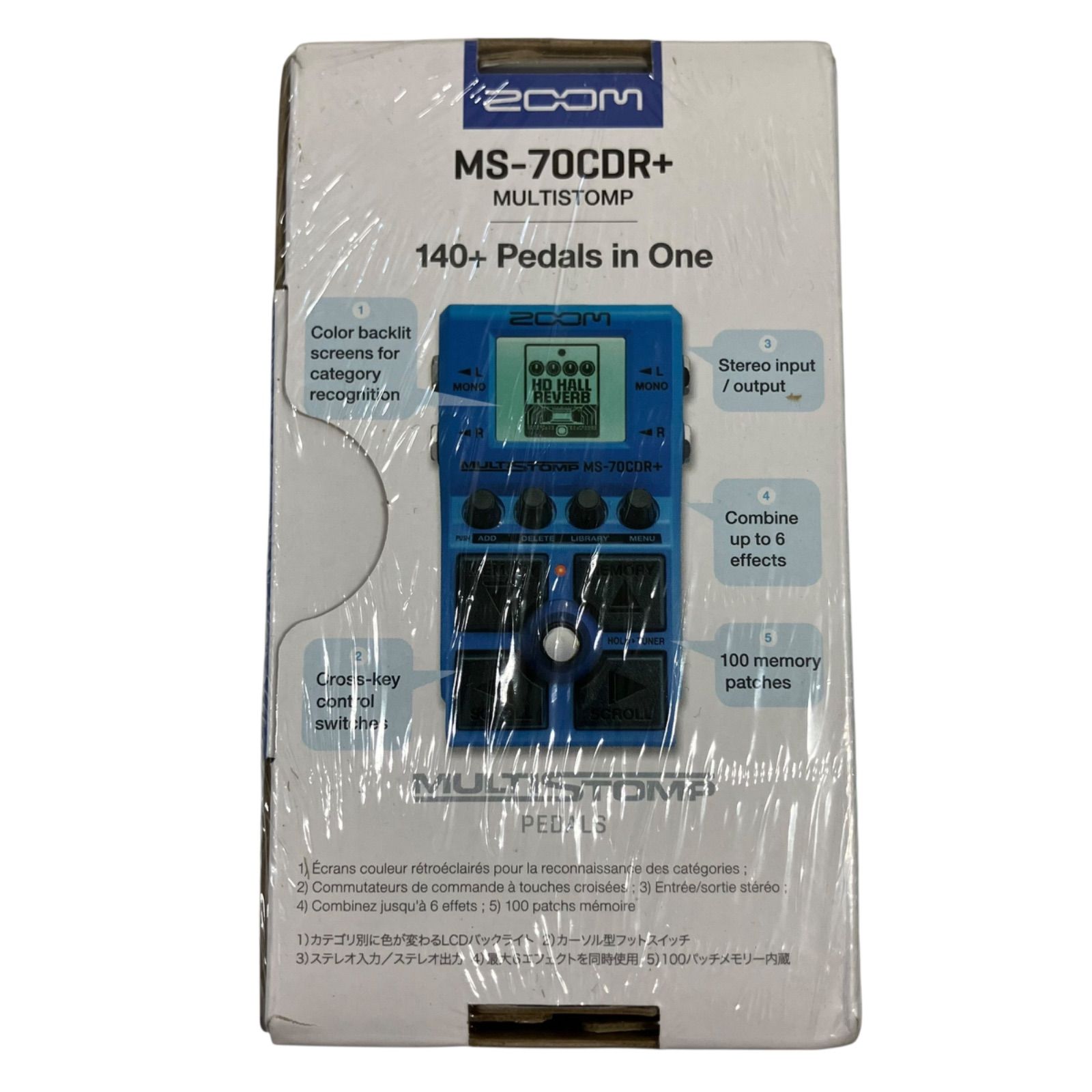 WJ54 ZOOM ズーム MS-70CDR+ マルチストンプペダル ブルー - メルカリ