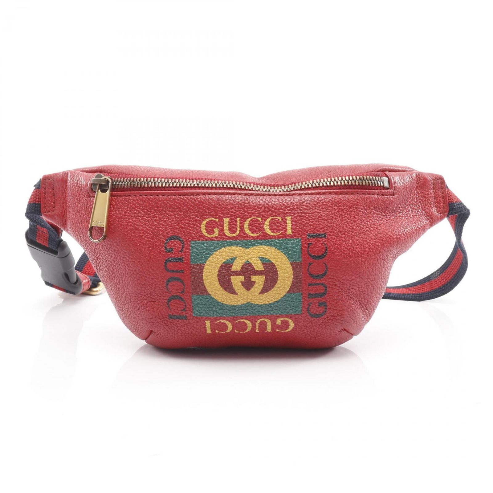 GUCCI グッチ ロゴプリント スモール ベルトバッグ ウエストバッグ ボディバッグ