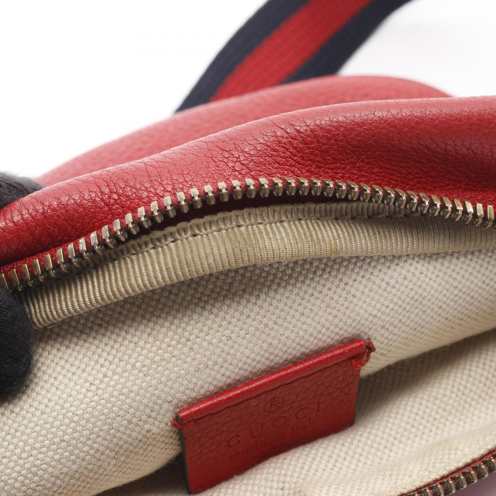 GUCCI グッチ ロゴプリント スモール ベルトバッグ ウエストバッグ ボディバッグ DECORATOM_COM_BR