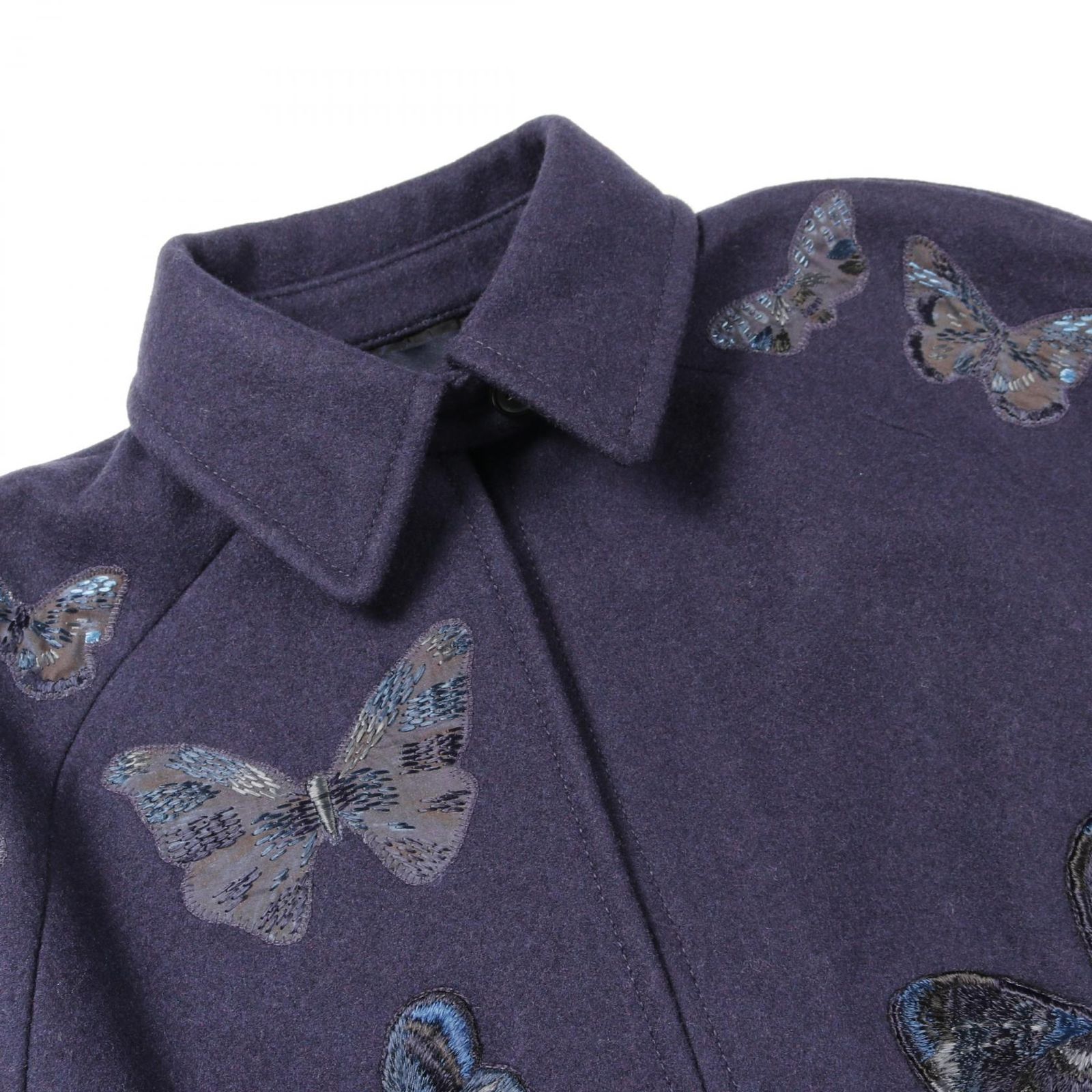 VALENTINO ヴァレンチノ コンパクトドラップケープコート ポンチョ