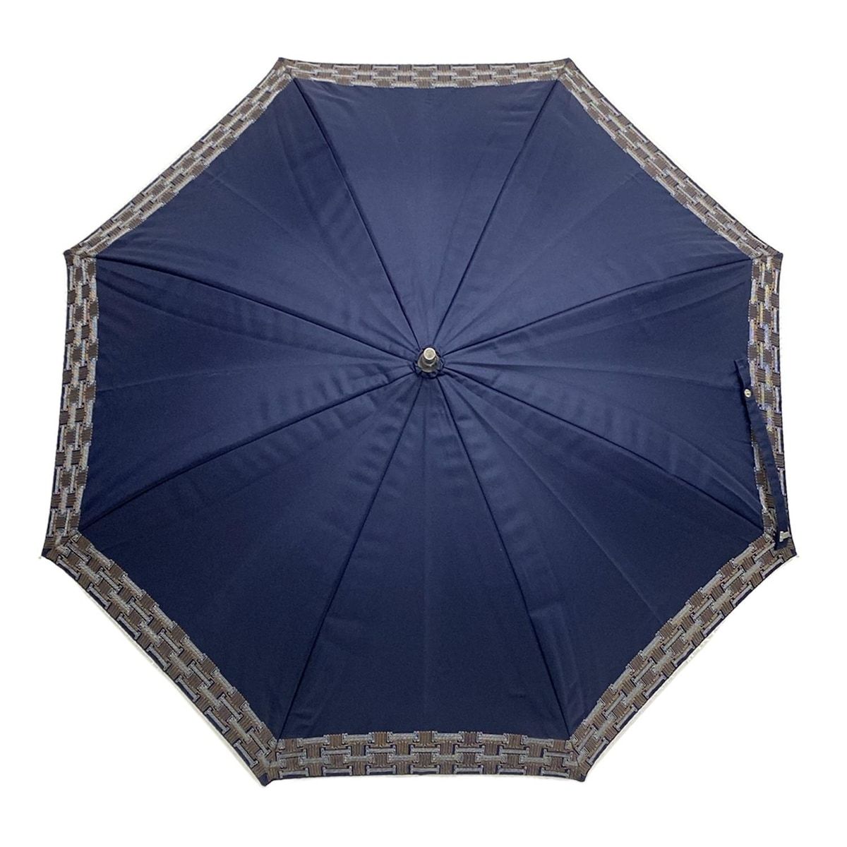 LANVIN COLLECTION ランバン 日傘 - ダークネイビー×白×マルチ 日傘 刺繍