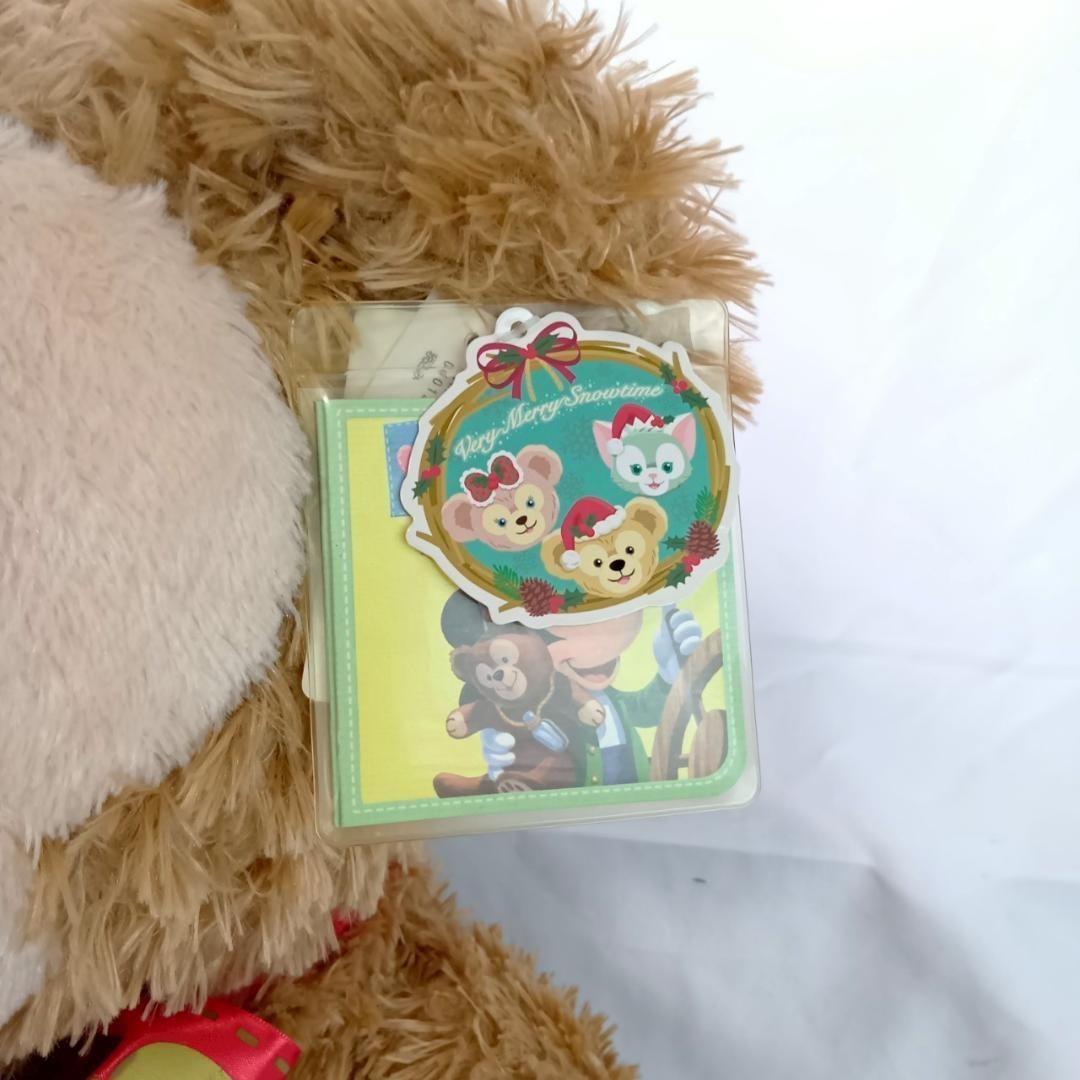 タグ付き　ダッフィー　クリスマス　mサイズ ディズニー ダッフィー ぬいぐるみ タグ付き クリスマスM 美品 約53cm