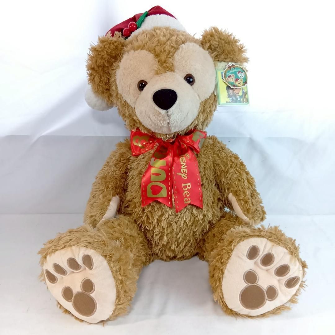 タグ付き　ダッフィー　クリスマス　mサイズ ディズニー ダッフィー ぬいぐるみ タグ付き クリスマスM 美品 約53cm