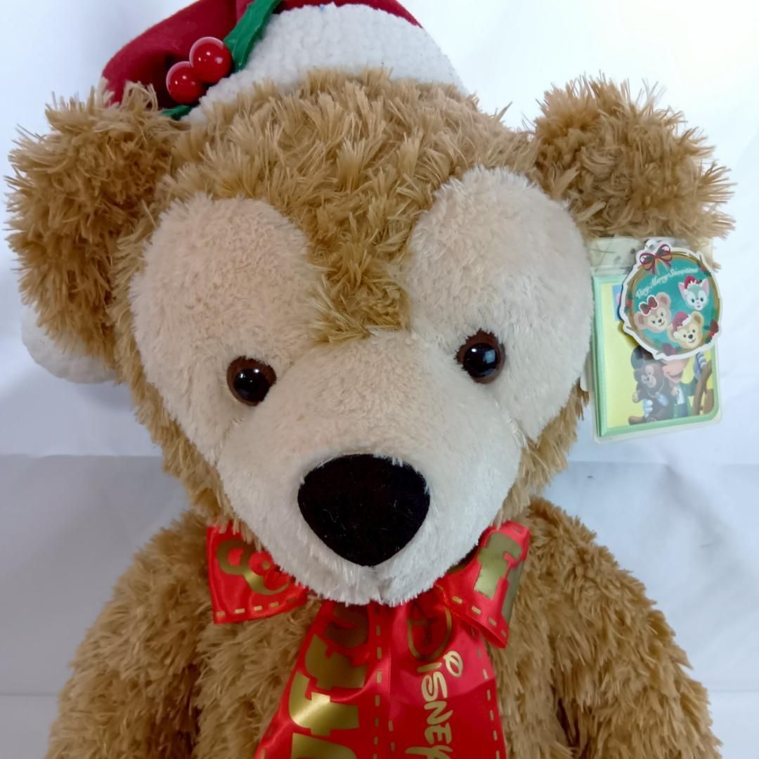 タグ付き　ダッフィー　クリスマス　mサイズ ディズニー ダッフィー ぬいぐるみ タグ付き クリスマスM 美品 約53cm