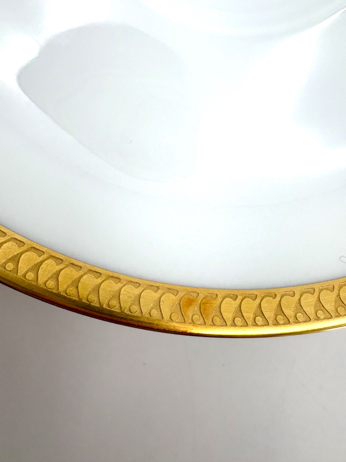 大倉陶園 OKURA 片葉金蝕 ホワイト ゴールド ゴールドライン 金彩 カップ＆ソーサー 5客セット SKLAD-KIRPICHA_RU