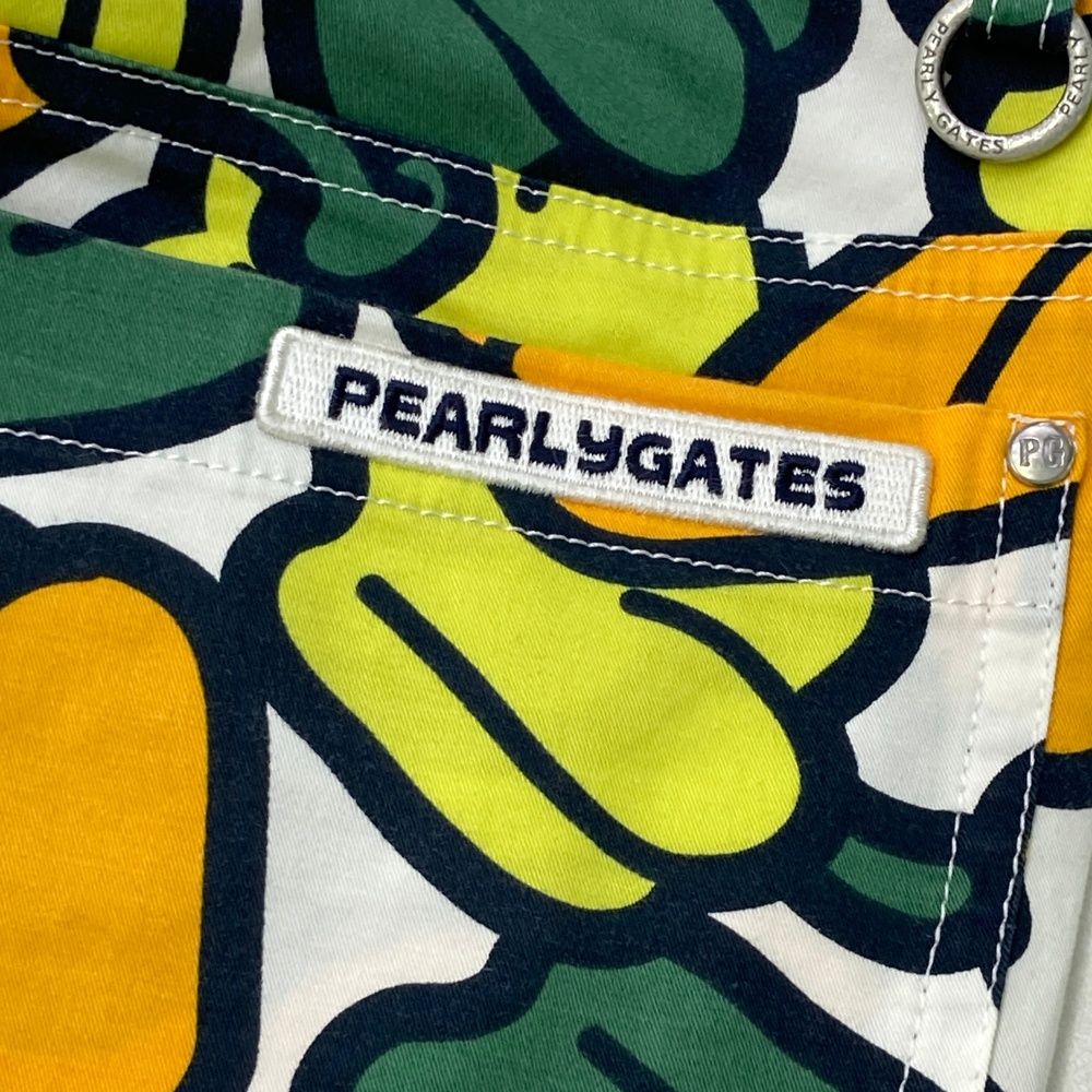 サイズ：0 PEARLY GATES パーリーゲイツ ストレッチパンツ パプリカ柄