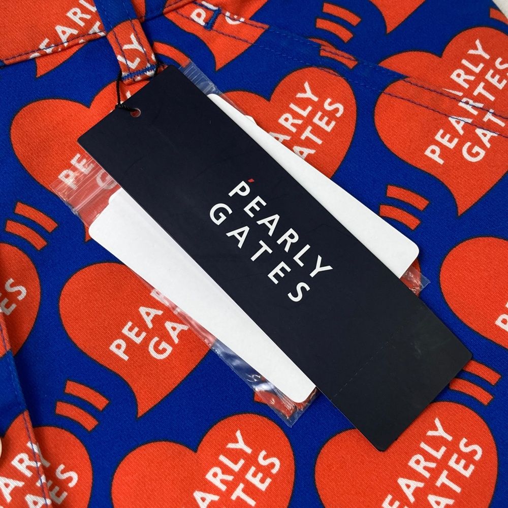 サイズ 0 PEARLY GATES パーリーゲイツ 055-2134404 ストレッチスカート ハート柄 ブルー系 240101543759 ゴルフウェア レディース ストスト LLC-HASEGAWATOSO_COM
