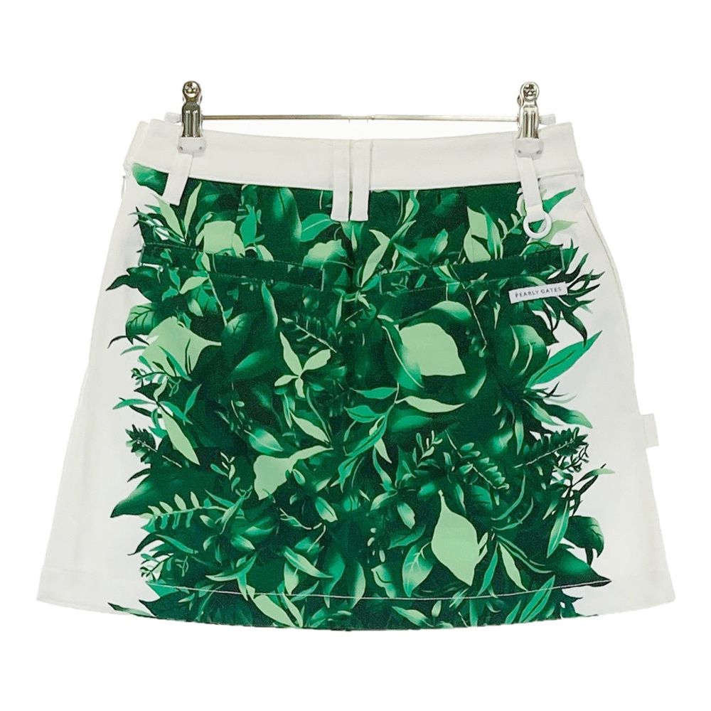 サイズ 00 PEARLY GATES パーリーゲイツ 055-2134506 スカート リーフ ホワイト系 240101543775 ゴルフウェア レディース ストスト