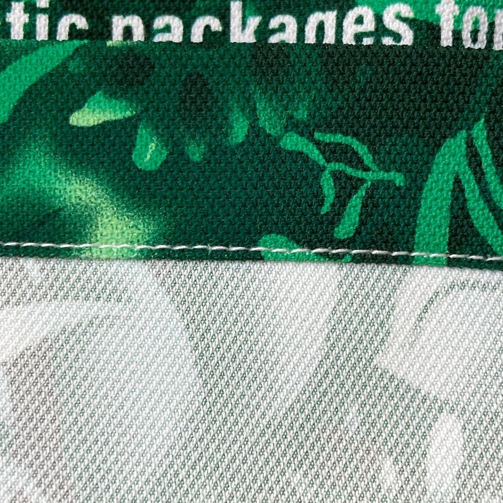 リーフ ボーダー柄