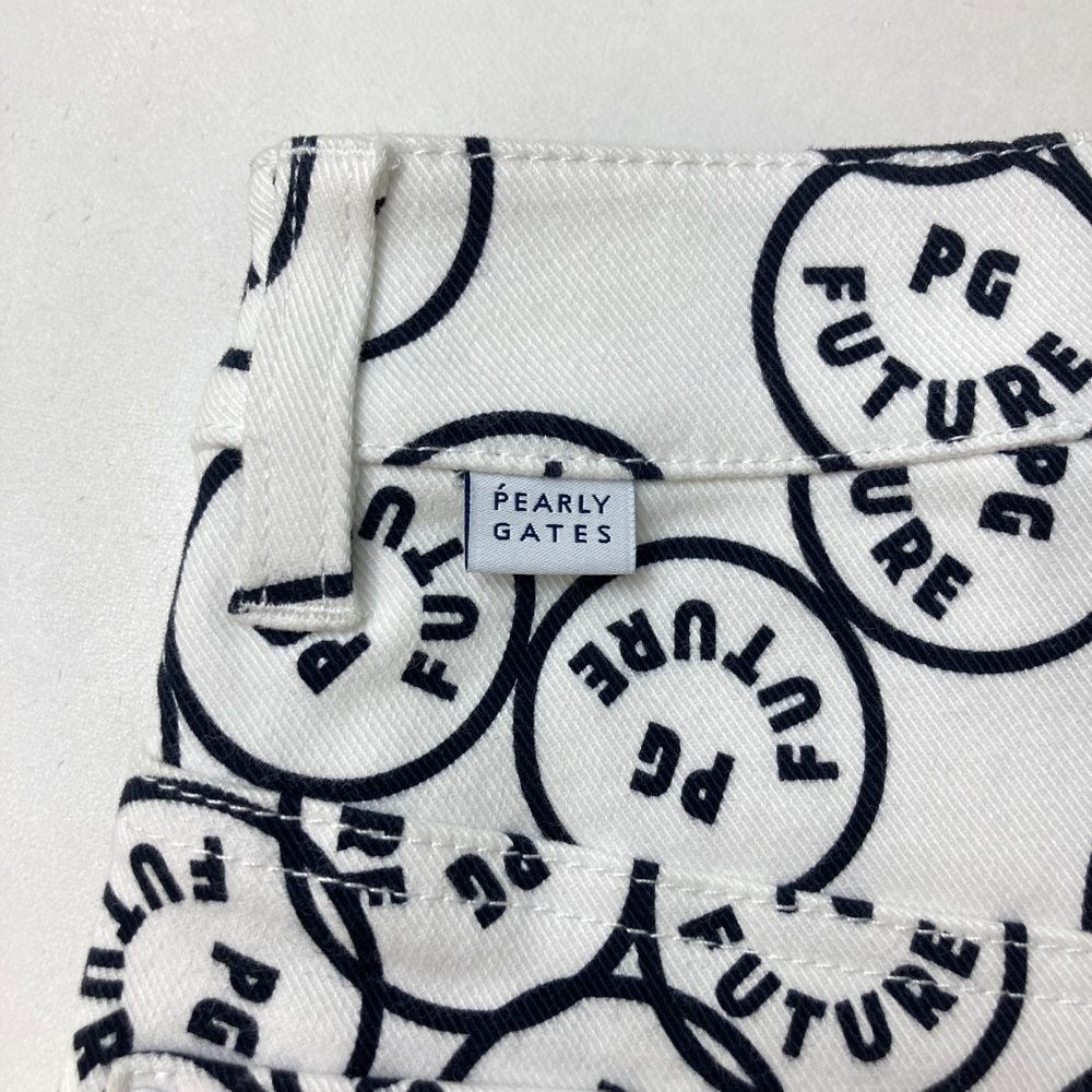 サイズ 00 PEARLY GATES パーリーゲイツ 055-2134012 ストレッチスカート FUTURE NIKO ニコちゃん 総柄 ホワイト系 240101543786 ゴルフウェア レディース ストスト LLC-HASEGAWATOSO_COM