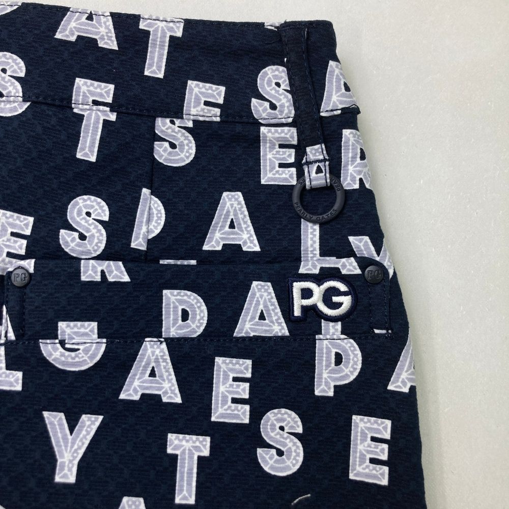 ストレッチスカート ロゴ柄