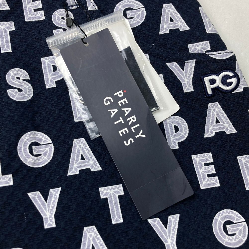 サイズ 00 PEARLY GATES パーリーゲイツ 055-1234900 ストレッチスカート ロゴ柄 ネイビー系 240101543810 ゴルフウェア レディース ストスト LLC-HASEGAWATOSO_COM