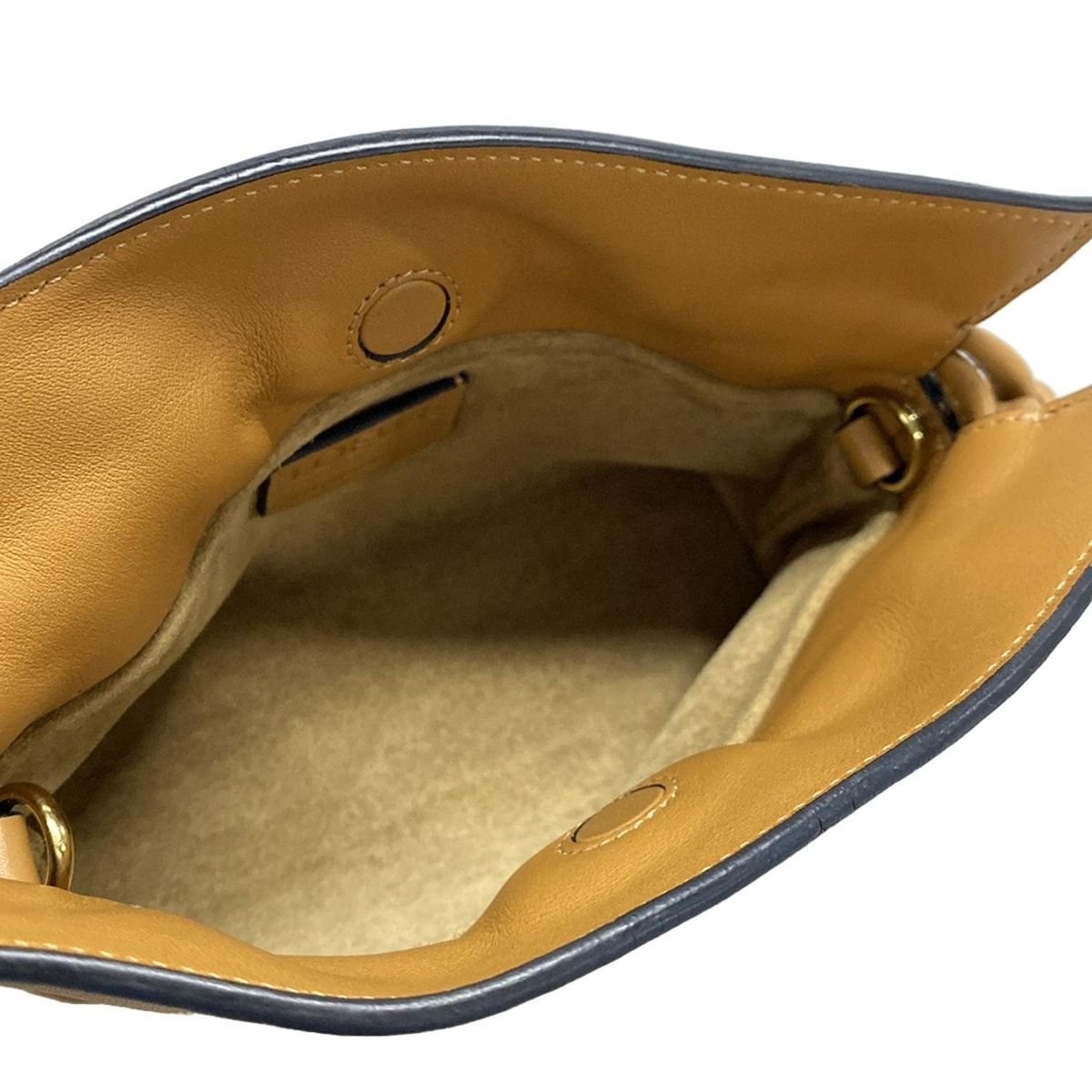 LOEWE ロエベ クラッチバッグ フラメンコクラッチ ナノ ライトブラウン レザー DECORATOM_COM_BR