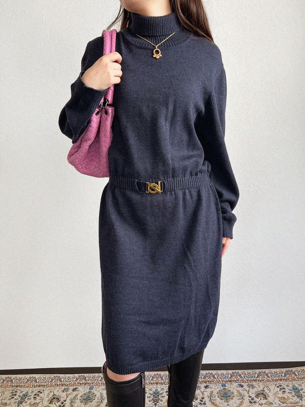 697t*Salvatore Ferragamo サルヴァトーレフェラガモ ウール