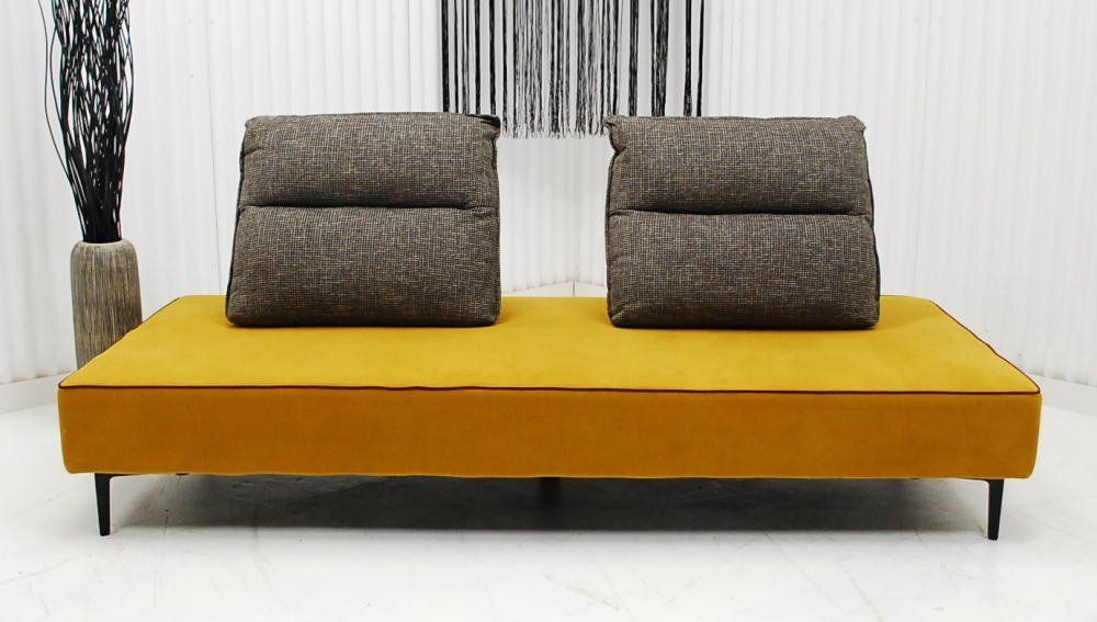 アウトレット 現品限り 一部 大 スタイリッシュ 新進スタイル デイベッド シンプルモダン イエロー 黄色 251017-ブレークye
