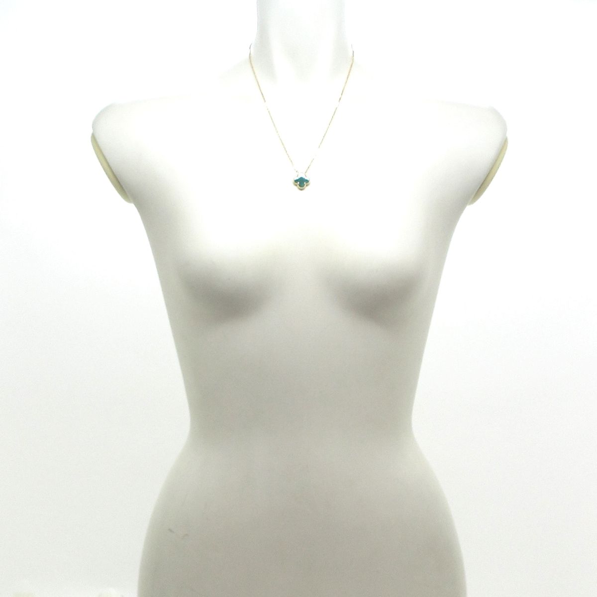 VanCleef - Arpels ヴァンクリーフ-アーペル ネックレス ヴィンテージアルハンブラ K18YG×マラカイト